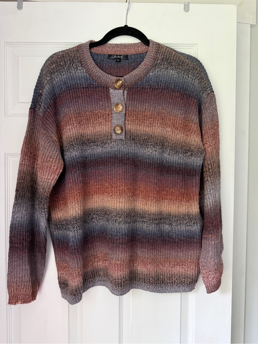 Ladies Charlie B pull over sweater